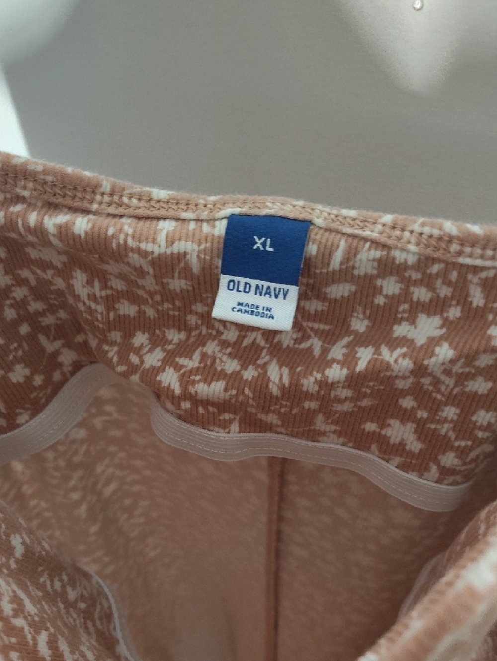 Old Navy Tan Floral Midi Slip Dress - Picture 2 of 4